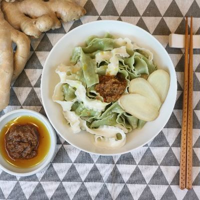 【自然法則】紅麴雙薑蘆薈Q麵(三包)