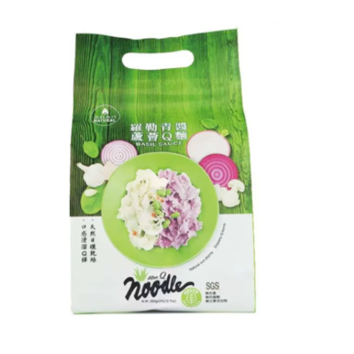 【自然法則】羅勒青醬蘆薈Q麵 (三包)