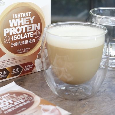 【自然法則】分離乳清優蛋白-⾹醇咖啡 25g*7包 健身 補充蛋白 奶素可食(兩盒)