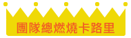 團隊總燃燒卡路里