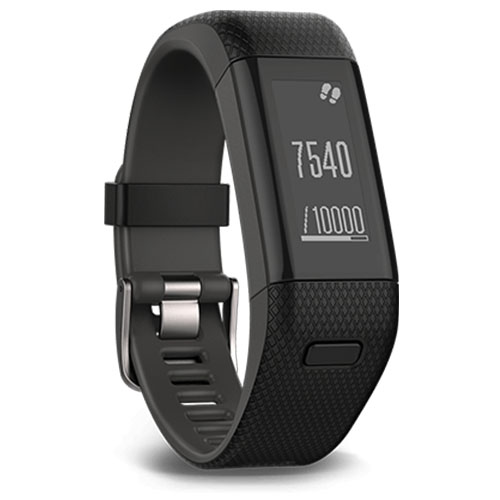 garmin vivosmart hr  腕式心率gps智慧手环(沉稳黑)