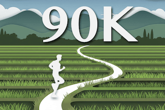 九月跑步或健行累積90K活動封面圖